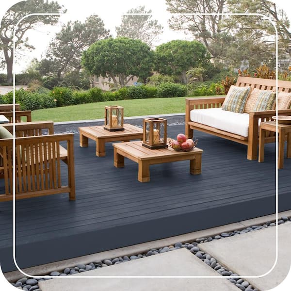 BEHR DECKplus 1 gal. #PPU14-20 Starless Night Solid Color