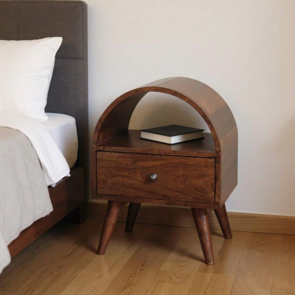 Chestnut 1 Drawer 17.70 in. Nightstand price history on PriceWatchPro