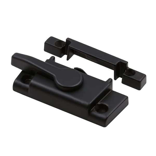 Window Sash Lock, Cam Action with Alignment Lugs, Diecast, Matte Black (Single Pack)