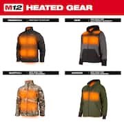 Men's Large M12 12V Lithium-Ion Cordless TOUGHSHELL Navy Blue Heated Jacket with (1) 3.0 Ah Battery and Charger