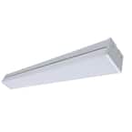 2 ft. 2340 Lumens Integrated LED Dimmable White Wraparound Light with Prismatic Lens, CCT Tunable 3000K, 4000K, 5000K