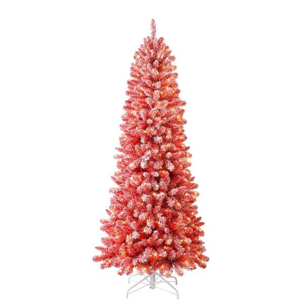 Pre-lit Red & White Stripe Christmas Tree (Pair) – Mrs. Alice