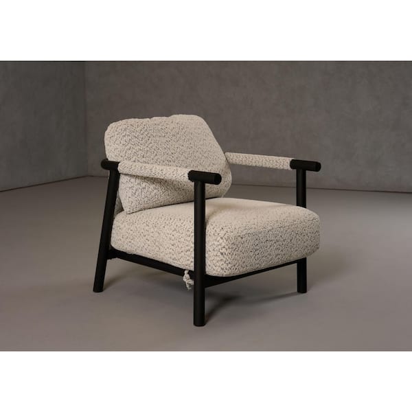 Modrest Balko Modern Grey Fabric Arm Chair