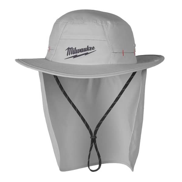 Milwaukee Large/Extra Large Gray WORKSKIN Sunshade Hat M770G-LXL
