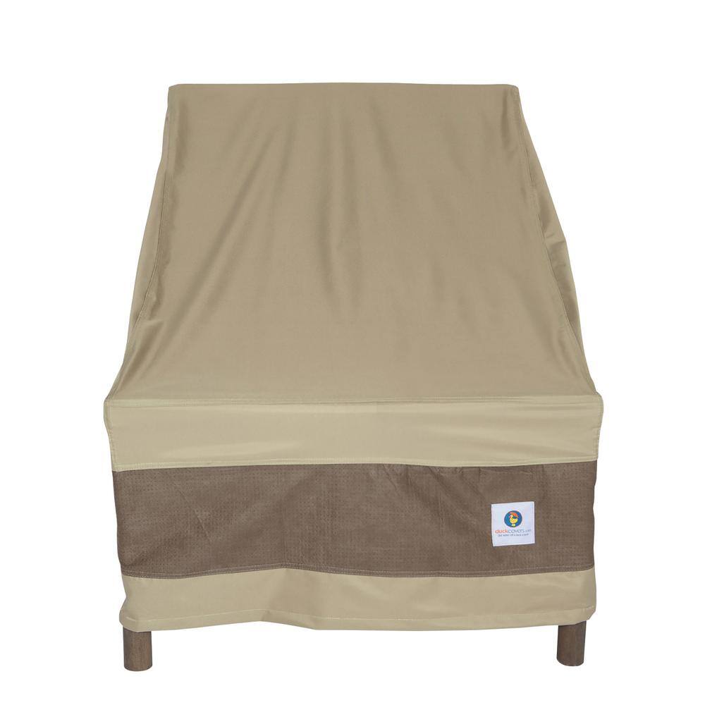 Elegant Waterproof Beige and Brown Patio Chair Cover