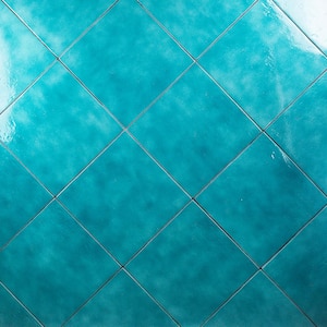 Ivy Hill Tile Appaloosa Carribean Blue, Turquoise Floor Tile