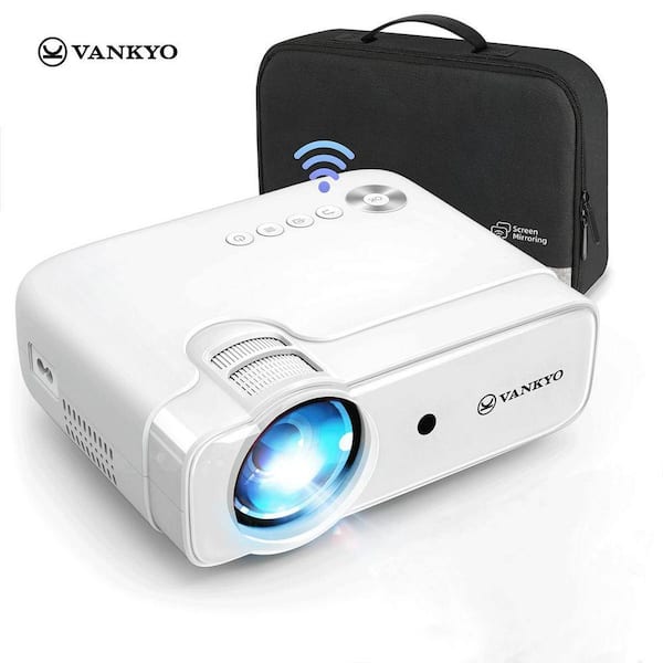 Leisure D30T, 1280 x 720p, Portable Wifi Projector with 100 Lumens, for Movie and Sewing, with Hifi Built-in Speaker