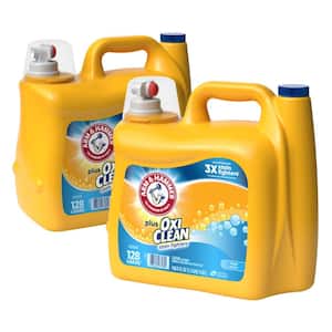 166.5 oz. Fresh Scent Plus OxiClean Liquid Laundry Detergent, 128 Loads (2-Pack)