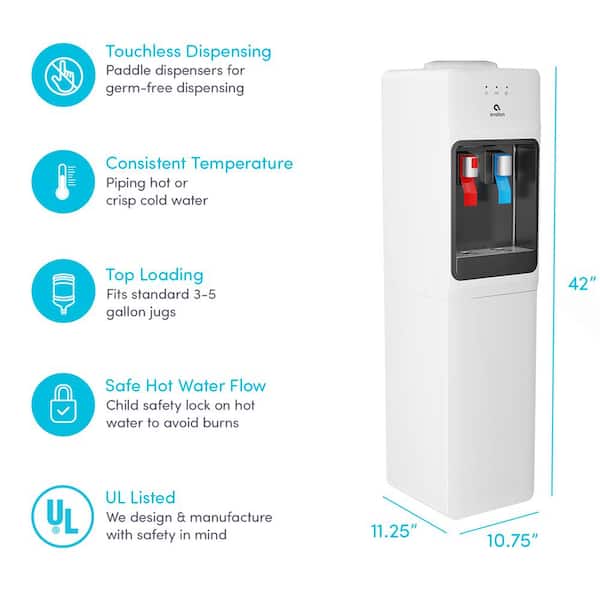 Avalon A1WATERCOOLER A1 Top Loading Cooler Dispenser, Hot & Cold Water