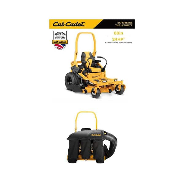 Ultima ZTX5 60 in. 24 HP Zero Turn Mower with Bagger for 54/60 in. Ultima ZTX Series Lawn Mowers