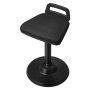 Black Adjustable Height Wobble Chair with Handle