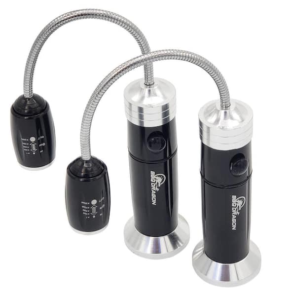 Magnetic LED BBQ Light Set with Intense Adjustable Beam and Aluminum Body (Pack of 2)