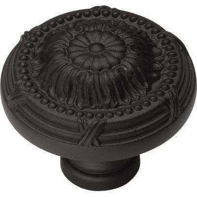 HICKORY HARDWARE 1.5 in. Ribbon & Reed Oil Rubbed Bronze Cabinet Knob