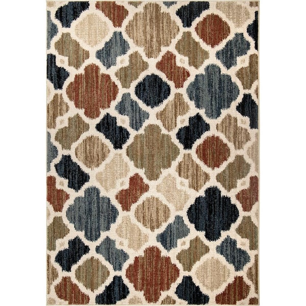 Orian Rugs Brewster Off-White Indoor 8 ft. x 10 ft. Area Rug