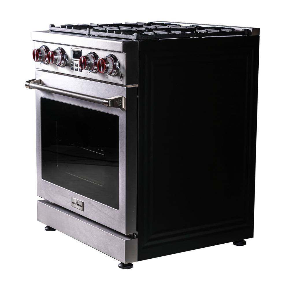 Magic Chef 30" Stainless Steel Freestanding Gas Range