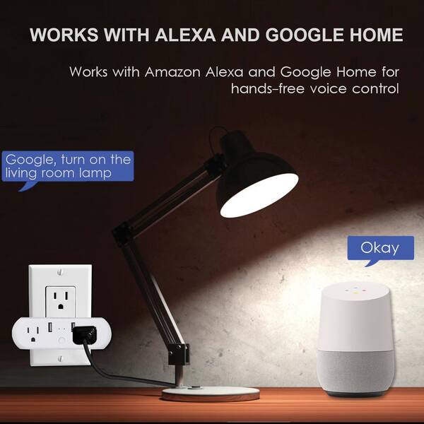 USB Smart Plug  Smart USB Adaptor - with Alexa & Google Home