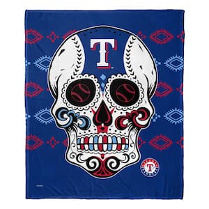 MLB Texas Rangers Candy Skull Silk Touch Throw Blanket