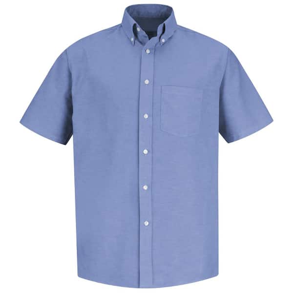 Red Kap Men's Size 16.5 (Tall) Light Blue Executive Oxford Dress Shirt ...
