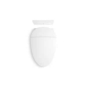 Veil Intelligent 1-Piece 0.8/1.6 GPF Dual Flush Elongated Toilet in White