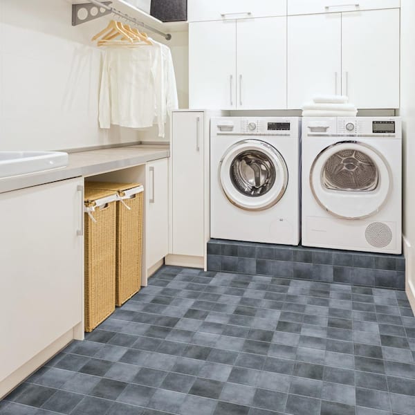 Matter Blue 6 in. x 6 in. Porcelain Floor and Wall Tile (6.5 sq. ft./Case)