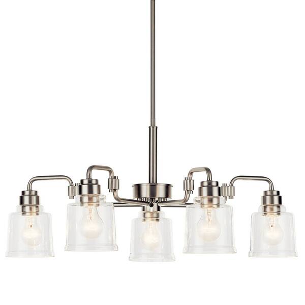 Kichler Aivian 5-Light Brushed Nickel Vintage Chandelier