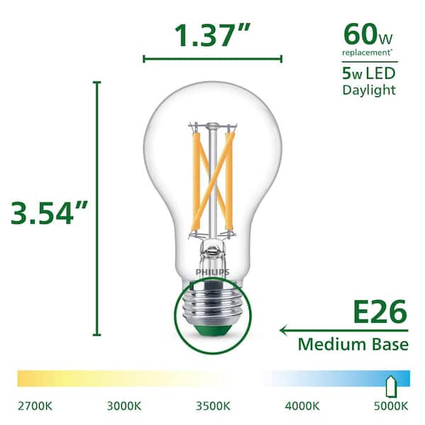 65-Watt Equivalent BR30 Ultra Efficient LED Light Bulb 5000K 1-Pack