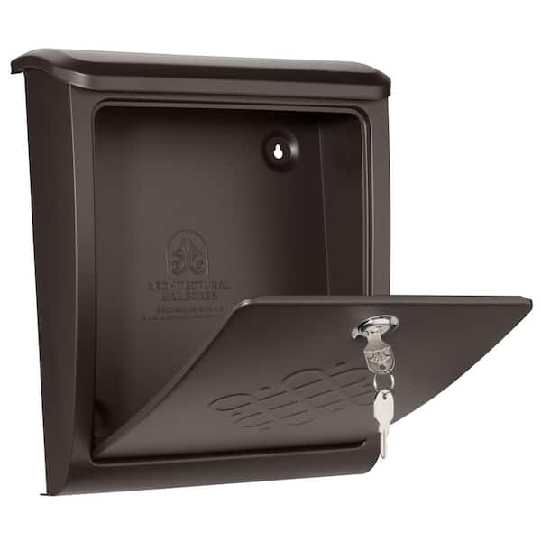 Bordeaux Locking Rubbed Bronze Wall Mount Mailbox Bordeaux Locking Rubbed Bronze Wall Mount Mailbox