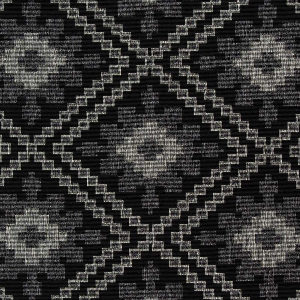 Safavieh 59'' Square Easy-Care Black Synthetic Rug