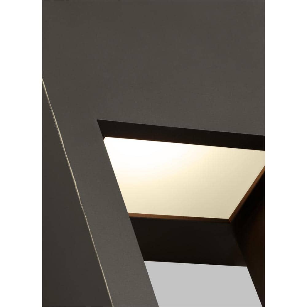 Antique Bronze 24" Modern LED Outdoor Wall Lantern