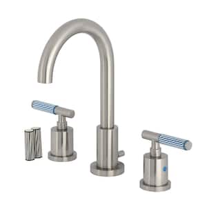 Kingston Brass Convergent Deck Mount 2-Handle 8 in. Widespread