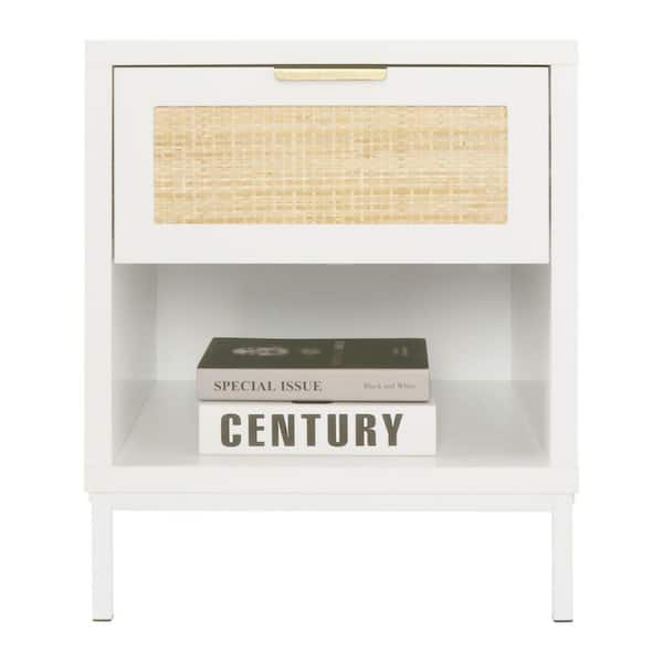 Home depot store white nightstand