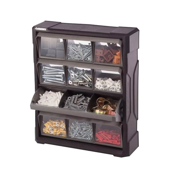 Husky 12-Compartment Small Parts Bin Organizer