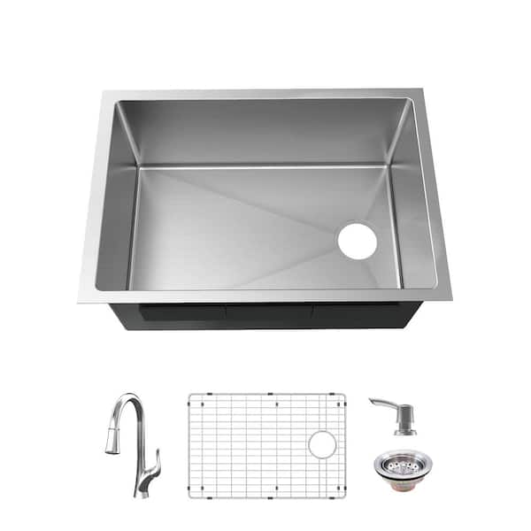 47 Drainboard - Workstation Sink - Single Bowl - Reversible - 8 Depth  (5LPS27c-8)