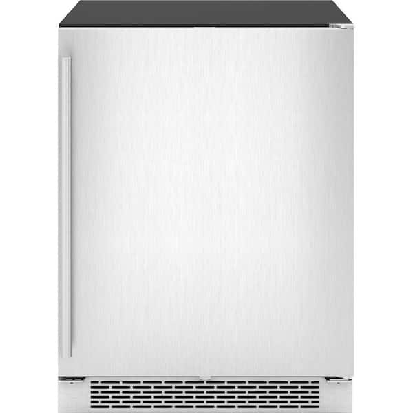 Brisas 24 in. 8-Bottle and 98-Can Single Zone Beverage Cooler in Stainless Steel