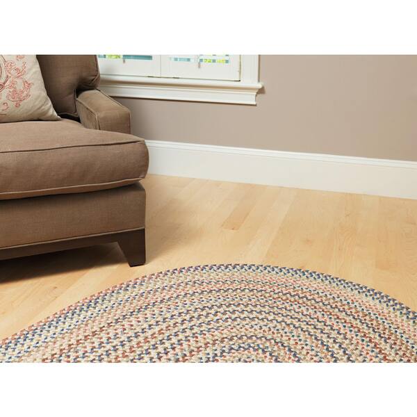 Colonial Mills - Cedar Cove Light Blue 2 ft. x 6 ft. Oval Runner Indoor Area Rug