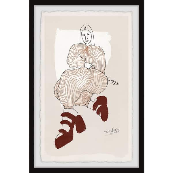 Unbranded "Saying No Is Okay" by Marmont Hill Framed People Art Print 36 in. x 24 in.
