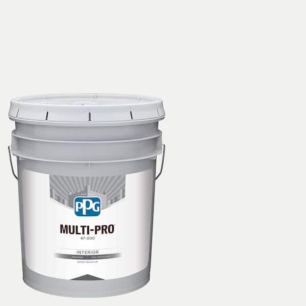 MULTI-PRO 5 gal. PPG1001-1 Delicate White Semi-Gloss Interior Paint