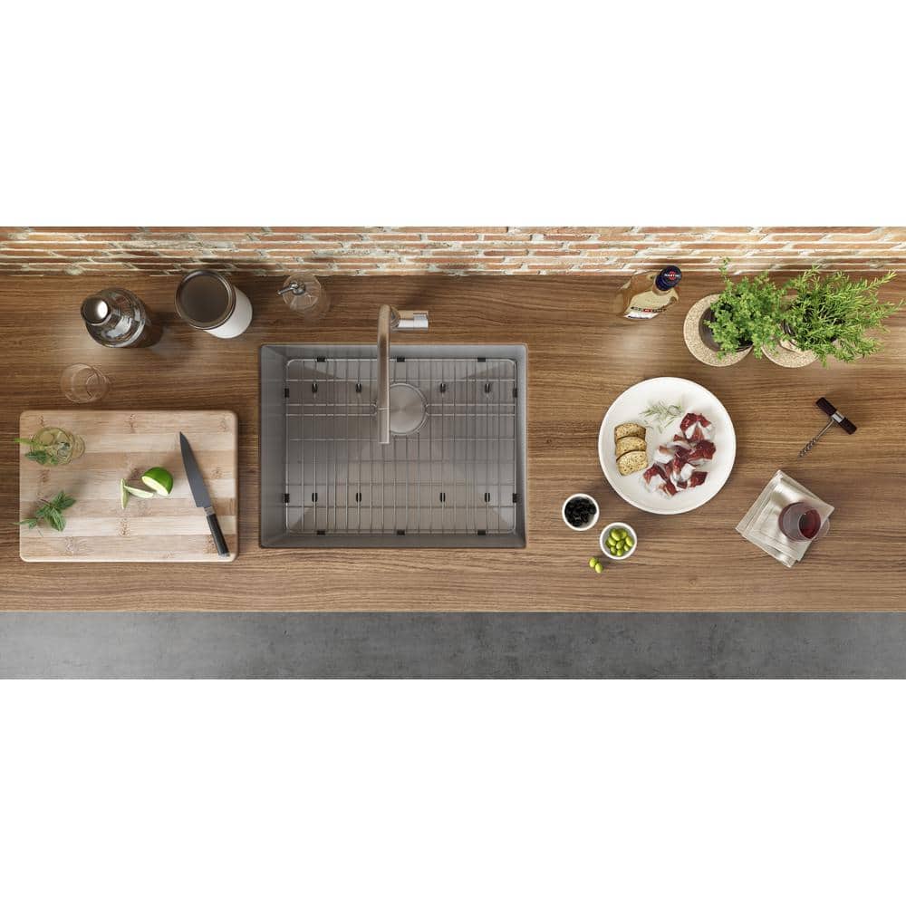 28-Inch Stainless Steel Drop-In Single Bowl Kitchen Sink