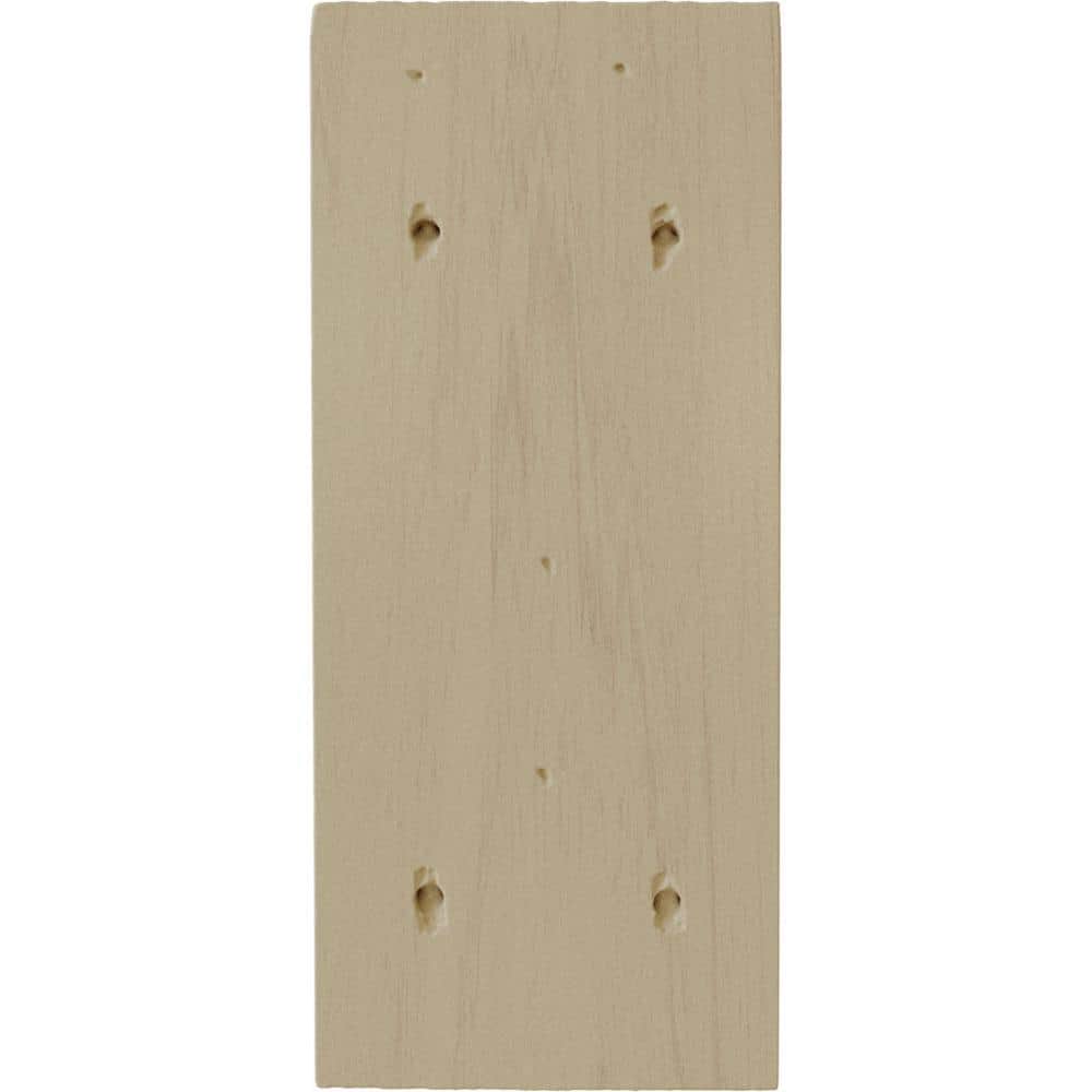 Hamilton 7" Natural Rubberwood Traditional Corbel Bracket
