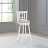 Hillsdale Furniture Fairfox White Swivel Bar Stool 4650-832 - The Home ...