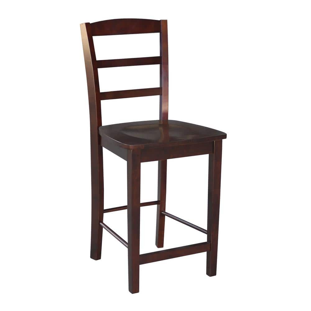 International Concepts Madrid 24 in. Rich Mocha Bar Stool S15-402 - The ...