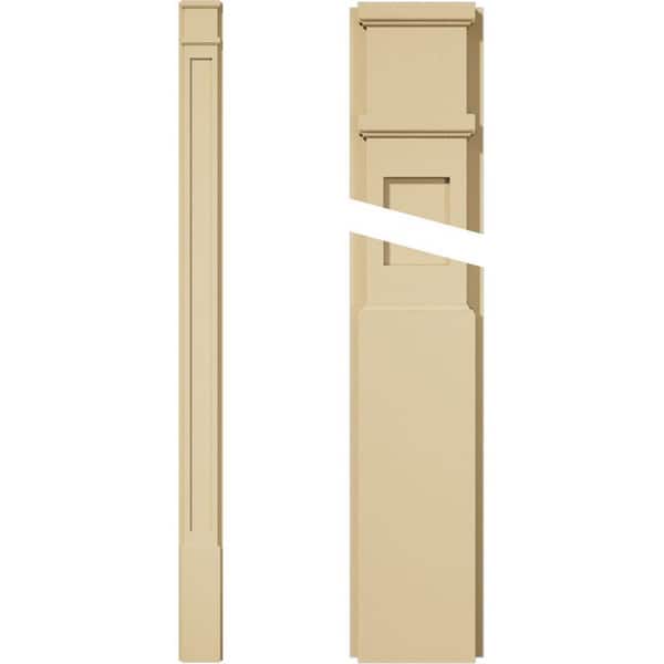 Ekena Millwork 2 in. D x 6 in. W x 90 in. L Primed Polyurethane Pilaster 1- Pack
