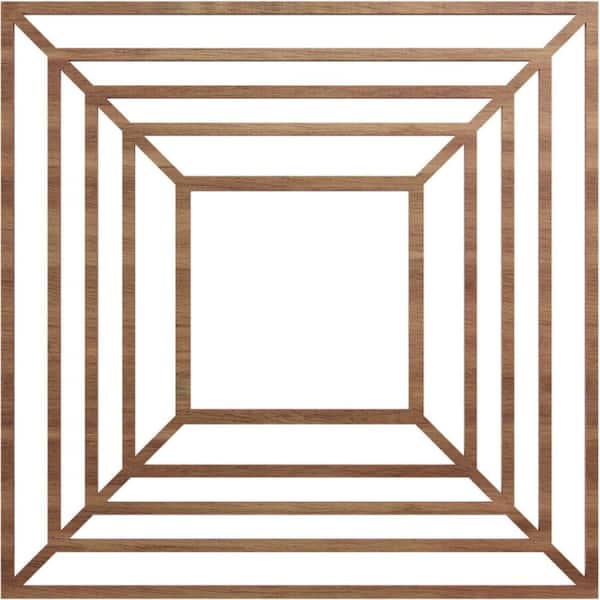 0.375 in. x 7.375 in. x 20 in. Wood Medallion Moulding