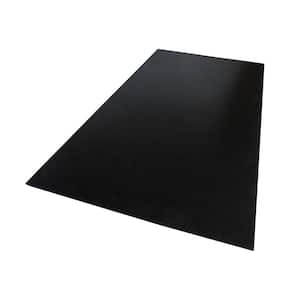 10 Pcs Black ABS Flexible Plastic Sheet 12 x 12x 1/16 Smooth Back  Install Bay