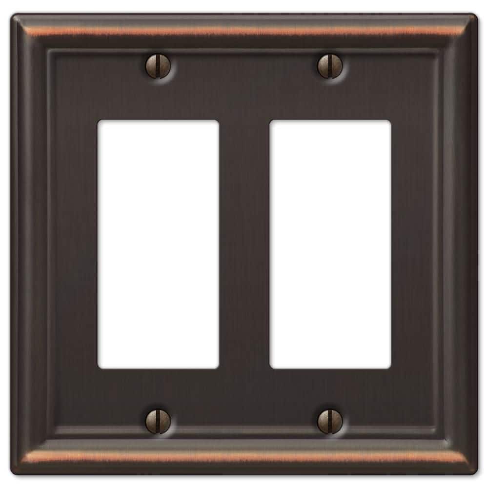 ZILLSEA Aged Bronze Wall Plate - Decorative Switch Plate Cover A03HT22R