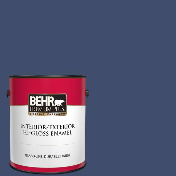 BEHR PREMIUM PLUS 1 gal. Home Decorators Collection #HDC-SM16-08 Blackberry Cobbler Hi-Gloss Enamel Interior/Exterior Paint