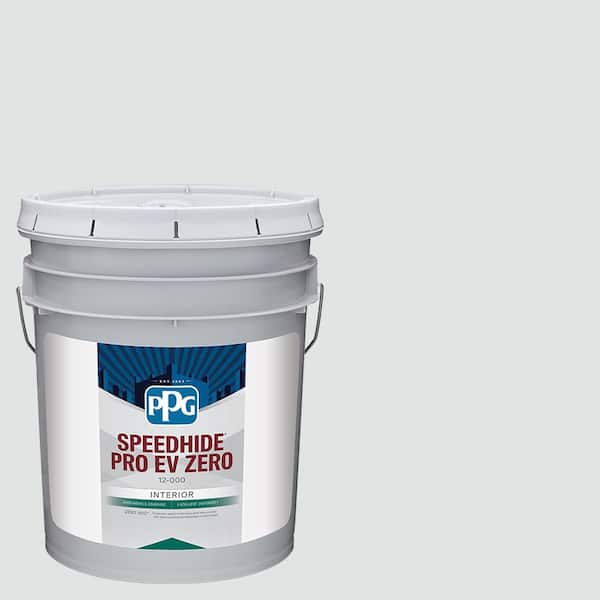 PPG Speedhide Pro EV Zero 5 gal. PPG1036-1 Gray Glimpse Semi-Gloss Interior Paint