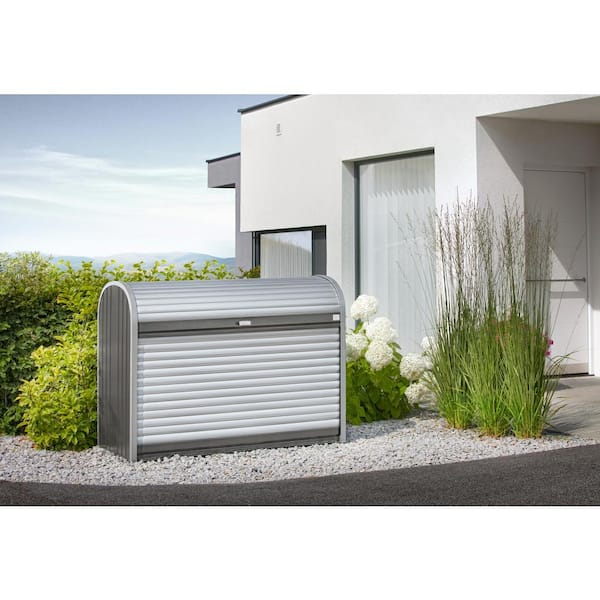 StoreMax 6 ft. W x 3 ft. D Metal Shed with Rolling Lid with Lock (20 sq. ft.)