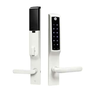 Smart Door Lock Deadbolt with WiFi and Touchscreen Keypad, for Andersen Patio Doors, White