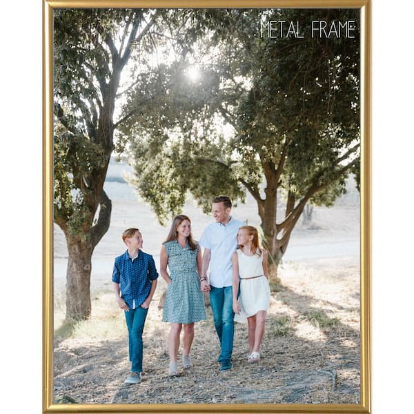 Timeless Frames 10 in. x 13 in. Metal Gold